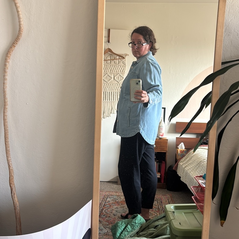 Madewell light blue denim chore coat size S - Picture 8 of 8